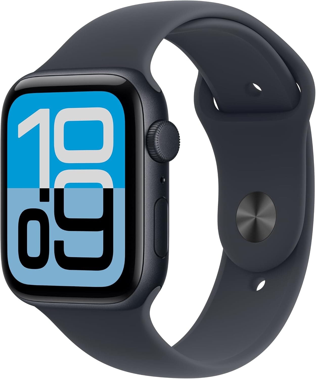 Apple Watch SE 3 (GPS 44mm) Smartwatch with Midnight Aluminum Case and Sport Band